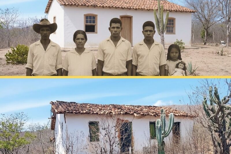 Família Fugiu da Seca em 1963 — 40 Anos Depois, Casa Achada Intacta Com Mesa Posta no Sertão 