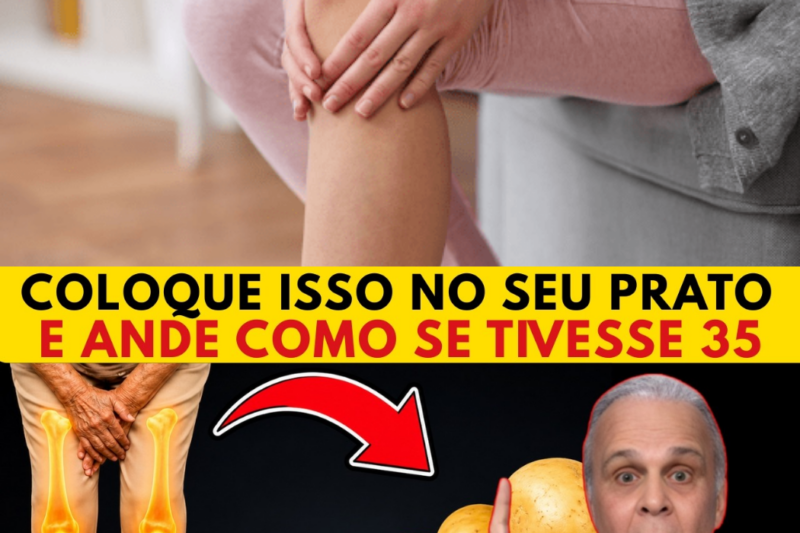 5 TUBÉRCULOS para NUNCA Mais Ter Pernas Fracas – 50x MAIS COLÁGENO NATURAL