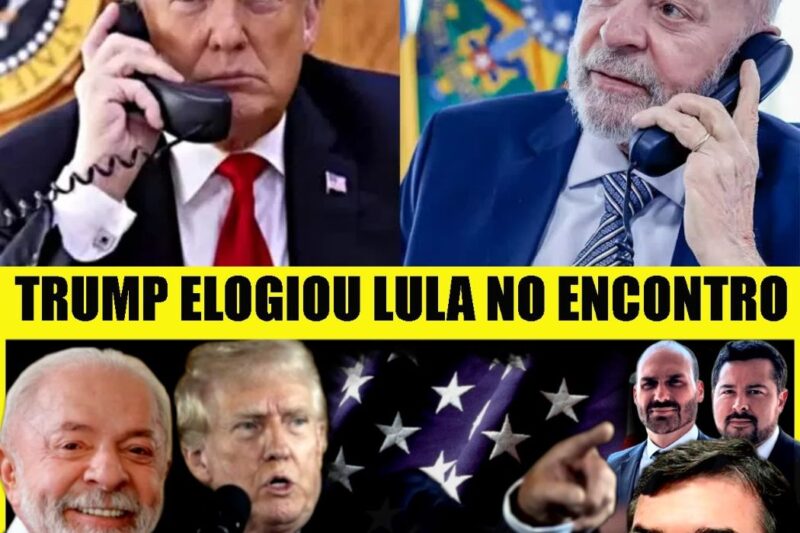 A FARSA CAI POR TERRA! TRUMP DEFENDE LULA NA CARA DE FLÁVIO E EDUARDO QUE SE RENDEM A LULA NOS EUA!