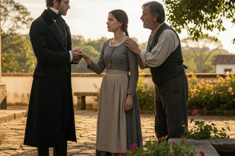 Uma belíssima história de amor entre o barão viúvo e a filha esquecida que ninguém queria