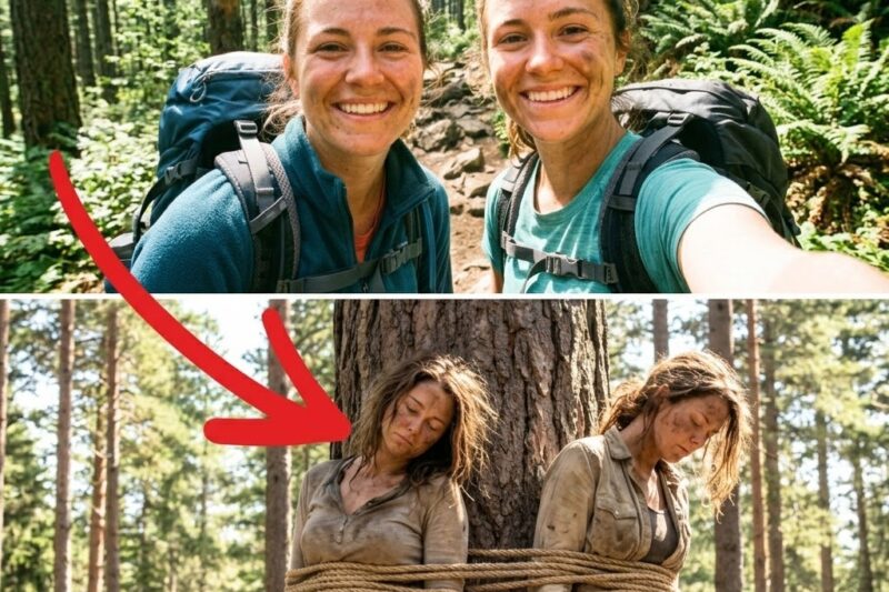 Duas irmãs desaparecidas em floresta do Oregon – 3 meses depois, encontradas amarradas a uma árvore, inconscientes.