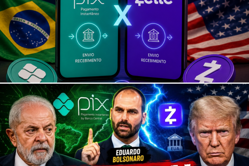 FIM DO PIX? Eduardo Bolsonaro exige a DESTRUIÇÃO do sistema para entregar o Brasil aos americanos