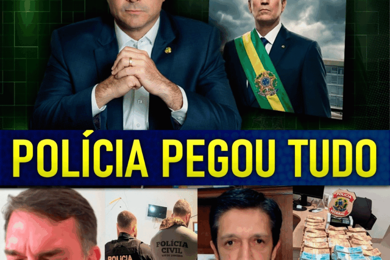 O IMPÉRIO DESMORONA: Flávio Bolsonaro CHORA DE DESESPERO após MEGA-OPERAÇÃO vazar ROUBO DE 100 MILHÕES e entregar a cabeça do clã para Flávio Dino