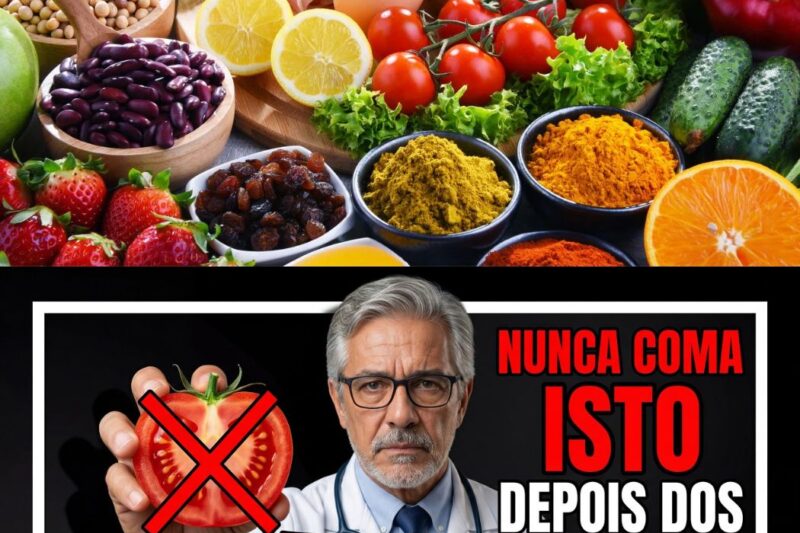 Você está envenenando seu corpo sem saber! Aos 60 anos, alguns alimentos que você ama podem ser verdadeiras bombas-relógio para sua saúde. Descobri os 4 vilões que estão acelerando o seu envelhecimento e, o mais importante, os 4 superalimentos que vão renovar sua energia e te proteger de doenças. Não brinque com a sua longevidade, você precisa saber disso antes que seja tarde demais. Confira a lista completa e mude sua vida hoje mesmo no primeiro comentário abaixo!