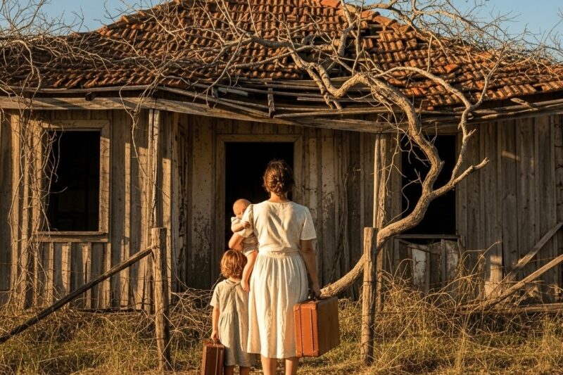 Uma viúva com duas filhas pequenas comprou o sítio mais abandonado da região. Todos se riram dela. Mas quando ela cavou a terra seca para plantar milho, encontrou algo que mudaria não só a vida dela, mas de toda a comunidade. Era uma época em que as terras do interior do Brasil gemiam sob o peso da seca.