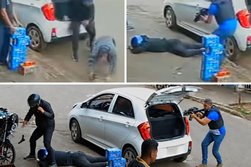 “DEITA NO CHÃO, DEITA NO CHÃO QUE A CENA TÁ DOMINADA E SE VOCÊ NÃO PAGAR O QUE DEVE HOJE, SUA SENTENÇA VAI SER ASSINADA AQUI MESMO!”: Cobrança Violenta De Dívida Termina Em Banho De Chumbo E Morte Após Viaturas Descaracterizadas Flagrarem Extorsão Em Frente Ao Mercado Arnaldo