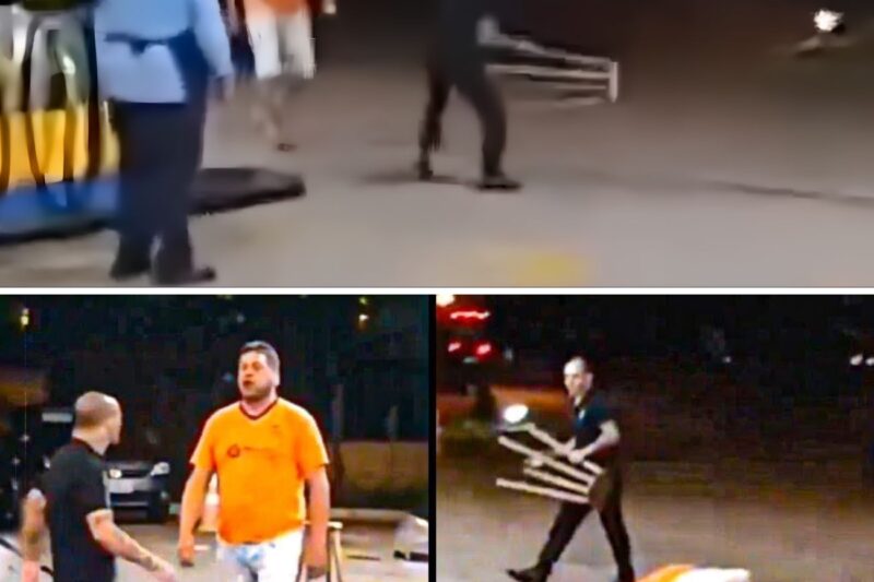 “HOJE NÃO, COLEGA! HOJE V0CÊ NÃO VAI ARRANJAR CONFUSÃO DE GRAÇA E NÃO VAI ENCOSTAR A MÃO EM MULHER NENHUMA NO MEU TURNO!”: O Nocaute Da Soberba, A Reação Do Herói Pequenino Com Uma Cadeira De Metal E A Humilhação Do Valentão De Camisa Laranja No Posto