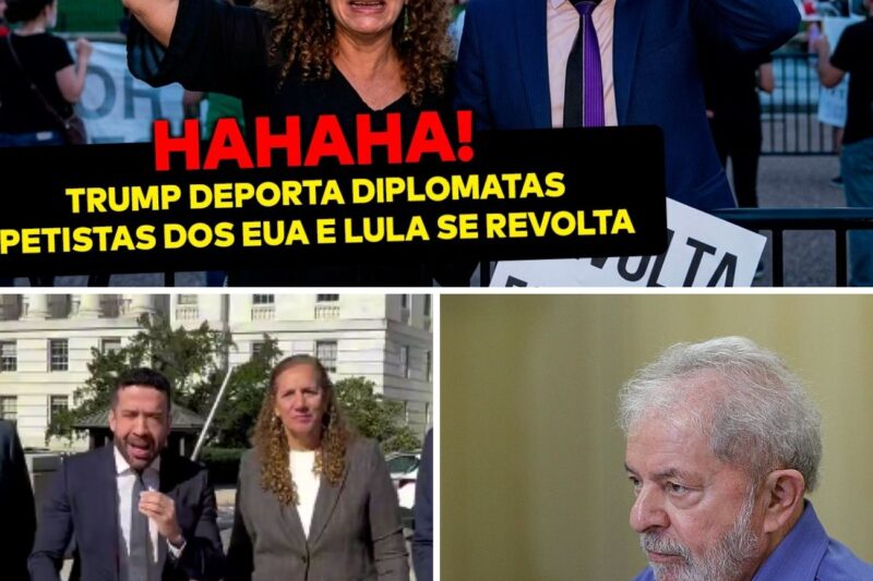Diplomatas petistas são DEPORTADOS dos EUA e gravam vídeo chorando de raiva: CULPA DO BOLSONARO!