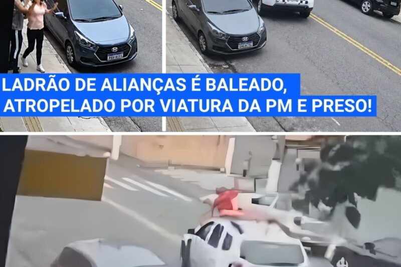 “PARECIA MAIS UM ENTREGADOR PARADO NA RUA, MAS ELE APONTOU A ARMA DIRETO PRO MEU PEITO EXIGINDO AS ALIANÇAS!”: Falso Entregador É Baleado E Atropelado Pela Polícia Militar Em Intervenção Alucinante Durante Assalto A Casal No Capão Redondo