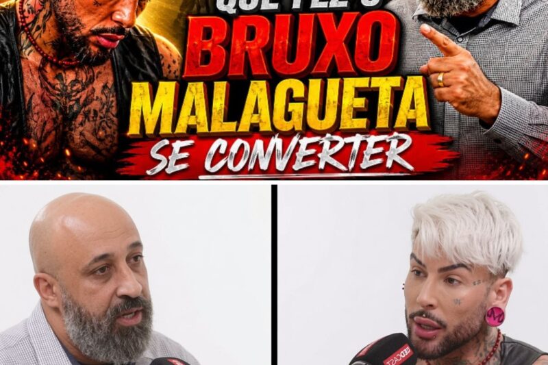 “VOCÊ É UM PECADOR IMUNDO E VAI QUEIMAR NO INFERNO SE NÃO ACEITAR JESUS CRISTO AGORA!” — BRUXO MALAGUETA É ATACADO E HUMILHADO POR PASTOR EM LIVE HISTÓRICA, REAGE COM FUROR E EXPOE AS FERIDAS DA INTOLERÂNCIA RELIGIOSA NO BRASIL
