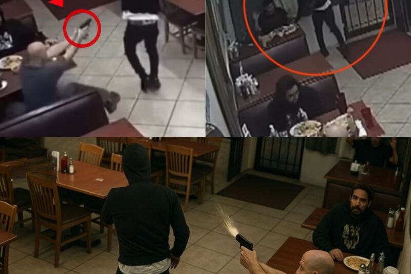ASSALTANTE É ABATIDO POR POLICIAL À PAISANA EM RESTAURANTE; “TIRO CERTEIRO A QUEIMAR-ROUPA”