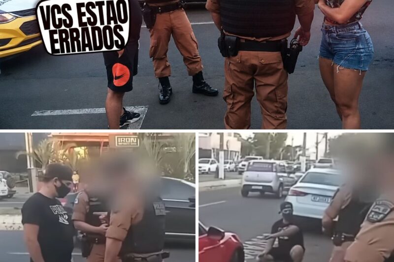 “PLAYBOY ANDANDO COM PLACA ADULTERADA! VAI CONVERSAR COM O DELEGADO NA ESQUADRA!”: Clima Absurdo Esquenta em Londrina após Policial Militar Enquadrar o Youtuber Mike Moraes e Mostrar Pura Inveja de Seu Audi R8 Milionário