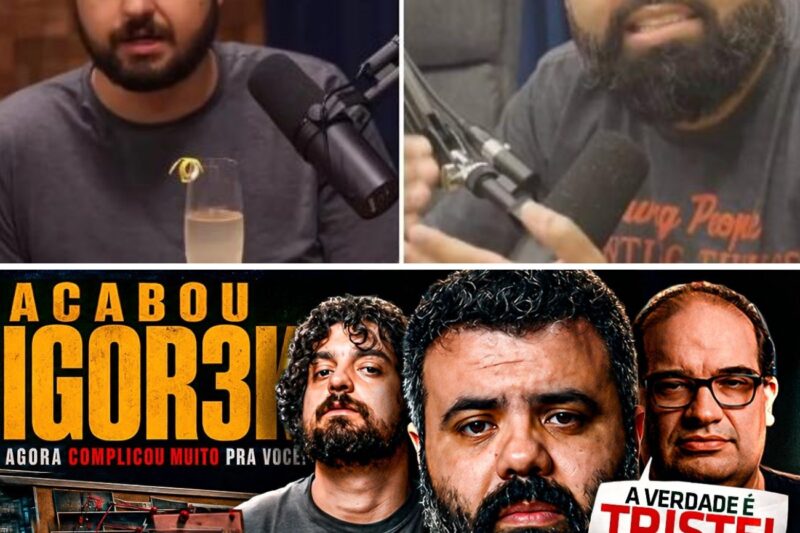 “ELE ESTÁ ME ROUBANDO! PAU NO CÚ DELE SE ELE FICAR ZANGADO!”: Monark Rasga o Verbo, Acusa Igor3K de Calote de R$ 10 Milhões e Revela Redução Unilateral de Contrato nos Bastidores dos Estúdios Flow