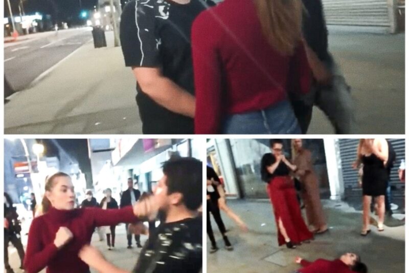 “VOCÊ É UM LIXO COM ESSA ROUPA SUJA E NÃO VAI ENTRAR NA MINHA FRENTE!”: Mulher Arrogante Humilha Homem em Fila de Balada Nobre, Tenta Agredi-lo Fisicamente e Termina Nocauteada com um Único Soco no Meio da Rua