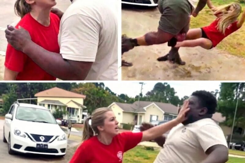 “VOCÊ NÃO PASSA DE UM NEGRO IMUNDO! QUEM VOCÊ ACHA QUE É?!”: Discussão de Trânsito com Ofensas Racistas Cruéis Termina em Nocaute após Mulher Agredir Motorista com Tapa na Cara