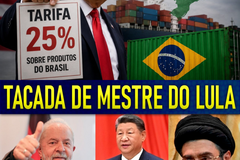Lula articula com o Brics e CHINA DÁ GOLPE FATAL NOS ESTADOS UNIDOS após tarifaço! IRÃ ENTRA NA GUERRA COMERCIAL ao lado do Brasil e desmascara traição bolsonarista!