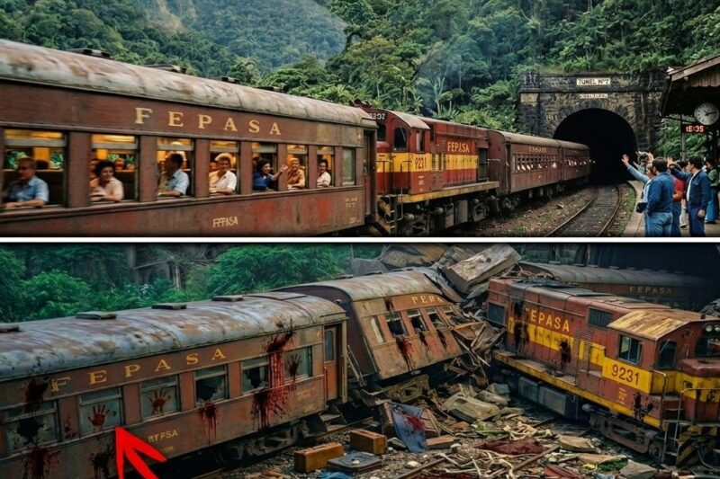 Trem Com 95 Passageiros Sumiu Num Túnel Na Serra Do Mar Em 1981 — Drone Filmou Algo No Escuro 
