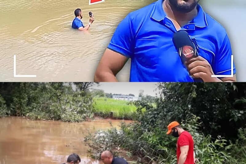 ELE PISOU EM UM CORPO DESAPARECIDO ENQUANTO FAZIA UMA REPORTAGEM!