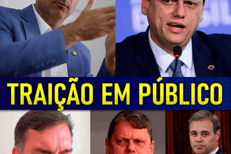 TERREMOTO NA DIREITA: Flávio Bolsonaro desaba 11 pontos em pesquisa secreta e é humilhado publicamente por Tarcísio de Freit