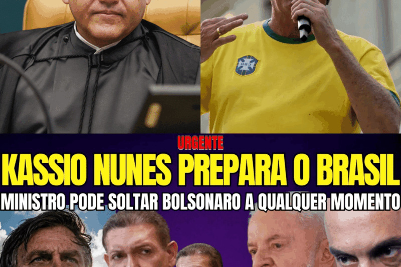 Bomba Em Brasília: Kassio Nunes Marques Prepara O Terreno Para A Soltura Relâmpago De Bolsonaro E Deixa Alexandre De Moraes Em Pânico