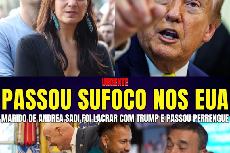 O Vexame de André Rizek nos EUA: Marido de Sadi Tenta Lacrar com Trump, Defende o Irã e Passa Sufoco com Torcedores Brasileiros na Copa