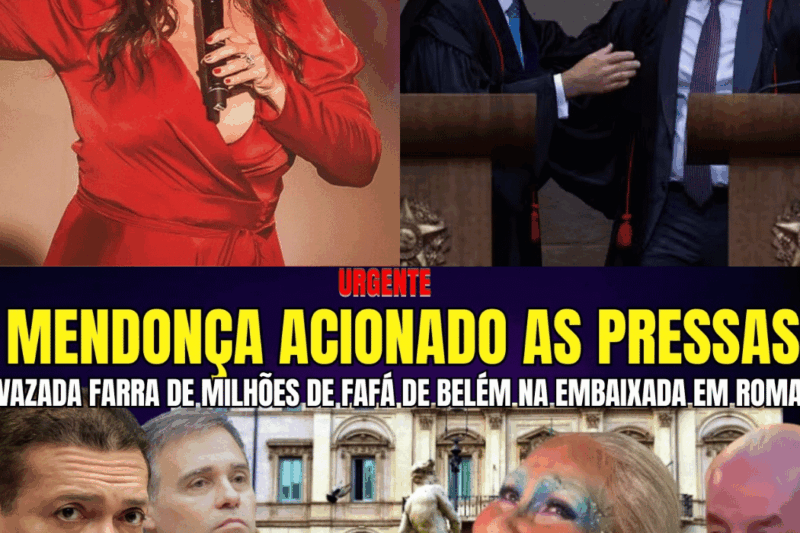 URGENTE: A farra de milhões de Fafá de Belém foi vazada na embaixada, gerando choque imediato e repercussão nacional, enquanto Kassio e Mendonça foram acionados às pressas para lidar com a situação explosiva.