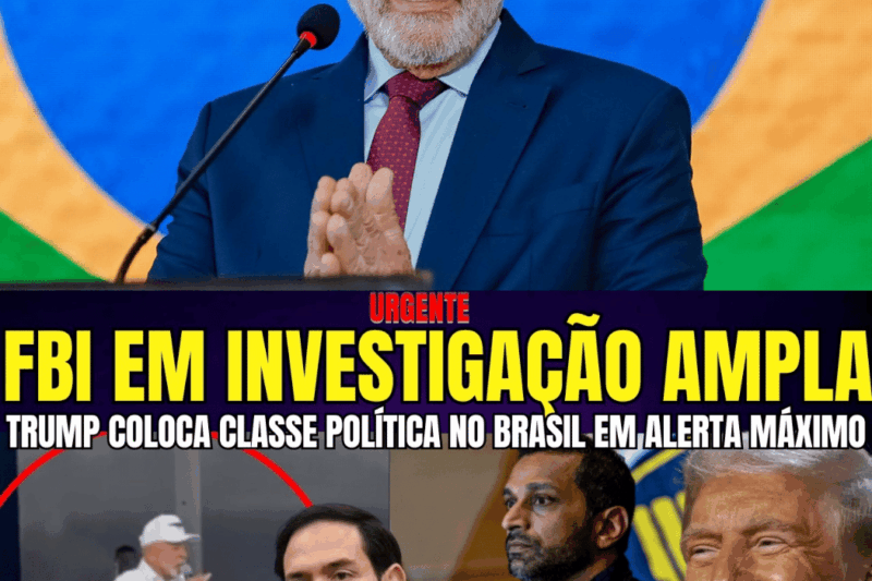 Bomba Internacional: Trump Aciona o FBI e Coloca Quadrilhas Brasileiras no Alvo do Terrorismo Mundial