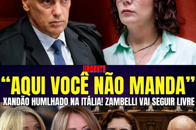 Bomba Internacional: Justiça Italiana Rejeita Extradição De Carla Zambelli, Humilha Alexandre De Moraes E Detona Crise Sem Precedentes No STF