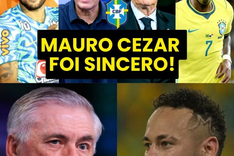 MAURO CEZAR: “SINCERAMENTE, O ANCELOTTI PARA MIM…” CONFIRA ESTA ANÁLISE DEMOLIDORA SOBRE A SELEÇÃO BRASILEIRA E A CONVOCAÇÃO DE NEYMAR ÀS VÉSPERAS DA COPA DE 2026