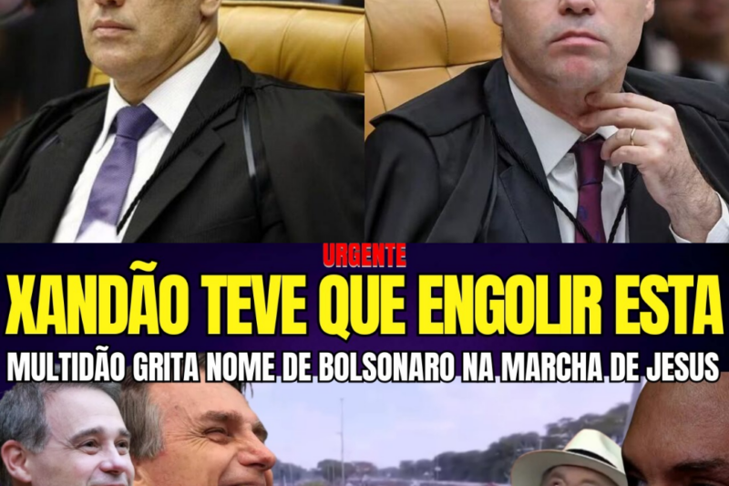 URGENTE: MENDONÇA HUMILHA XANDÃO EM PÚBLICO ENQUANTO MULTIDÃO COROA BOLSONARO E LULA ESCONDE O ROSTO COM MEDO DO POVO