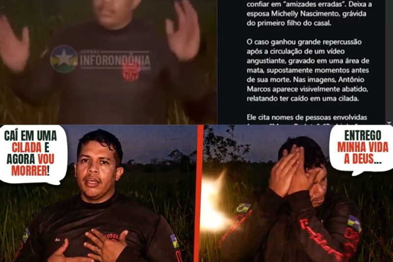 A vida de um jovem motorista de aplicativo foi interrompida de forma brutal e chocante. Antônio Marcos, conhecido como Gordinho da Revoada, desapareceu em Porto Velho e, dias depois, um vídeo desesperador revelou seus últimos momentos. Acusado de algo que ele jurava não ter feito, ele implorou por sua vida diante de seus algozes antes de uma execução impiedosa. O que teria levado a esse desfecho trágico? Seria uma cilada armada por amigos ou um julgamento cruel? Descubra todos os detalhes dessa história perturbadora no artigo completo disponível nos comentários.