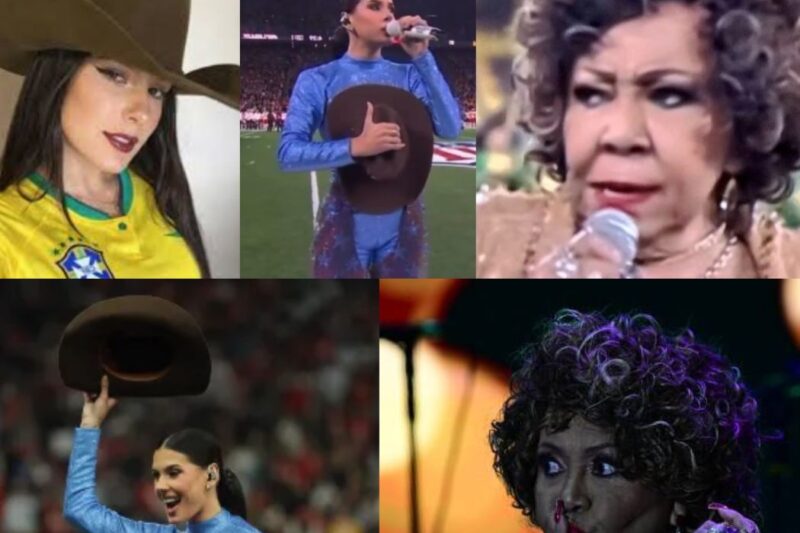 URGENTE: O FIASCO DO HINO NO MARACANÃ. O PÚBLICO CLAMA POR ANA CASTELA ENQUANTO ALCIONE TROPEÇA AO VIVO