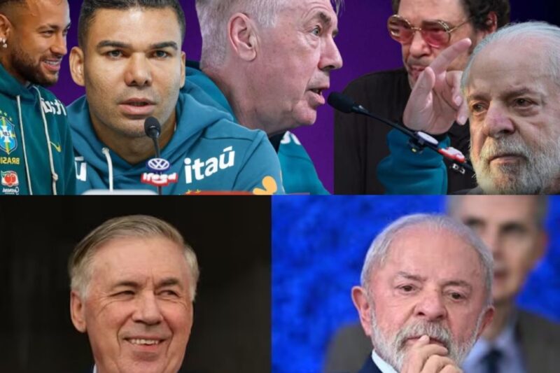 URGENTE: ANCELOTTI E CASEMIRO REBATEM CRÍTICAS A NEYMAR E CONFIRMAM O CAMISA 10 NA COPA DO MUNDO: “SE ELE TIVER UMA PERNA, SEREMOS SUA MULETA”