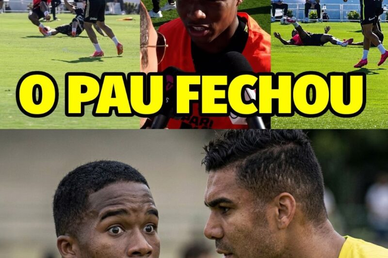 Clima Tenso e Hierarquia em Campo: A Dividida entre Casemiro e Endrick e os Bastidores do Treino da Seleção Brasileira
