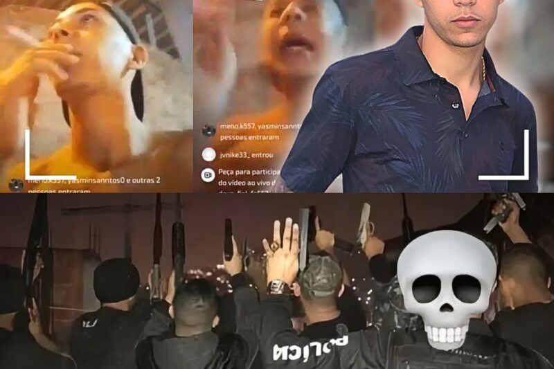 HOMICÍDIO E CRIME ORGANIZADO: JOVEM É EXECUTADO COM CRUELDADE DURANTE TRANSMISSÃO AO VIVO NAS REDES SOCIAIS
