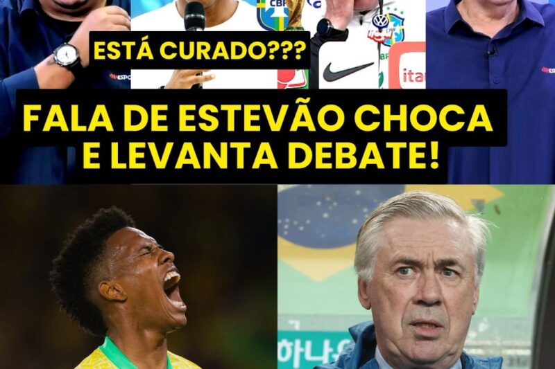 CHOCANTE? “Gente, isso que o ESTEVÃO FALOU é…” Testemunho Gera Debate Sobre a Seleção: Afinal, Ele Está Curado?