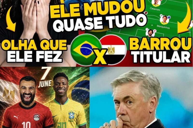 MUDOU TUDO Ancelotti CHAMA JOGADOR de Preguiçoso e BARRA TITULAR! Olha o que a MÍDIA Falou AO VIVO