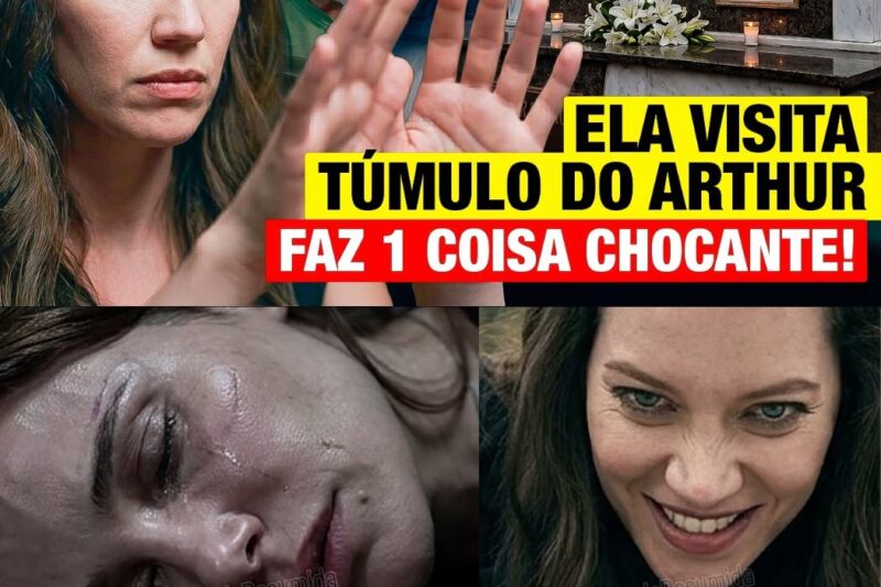 AMOR ALÉM DA VIDA: A surpreendente ação de Francesca ao visitar o túmulo de Arthur Brandão!