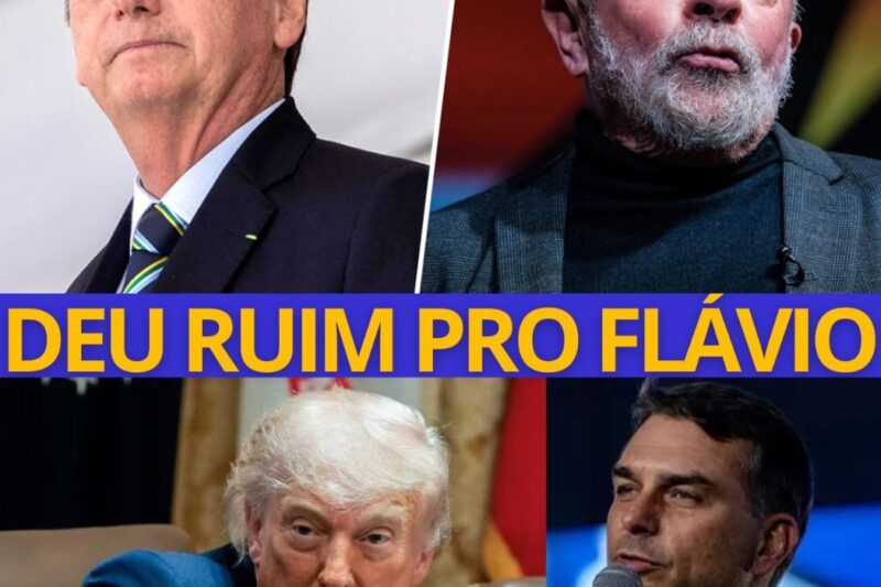 FLÁVIO E EDUARDO BOLSONARO CAUSAM PREJUIZOS AO BRASIL APÓS PEDIREM INTERVENÇÃO DE TRUMP NO PAÍS!