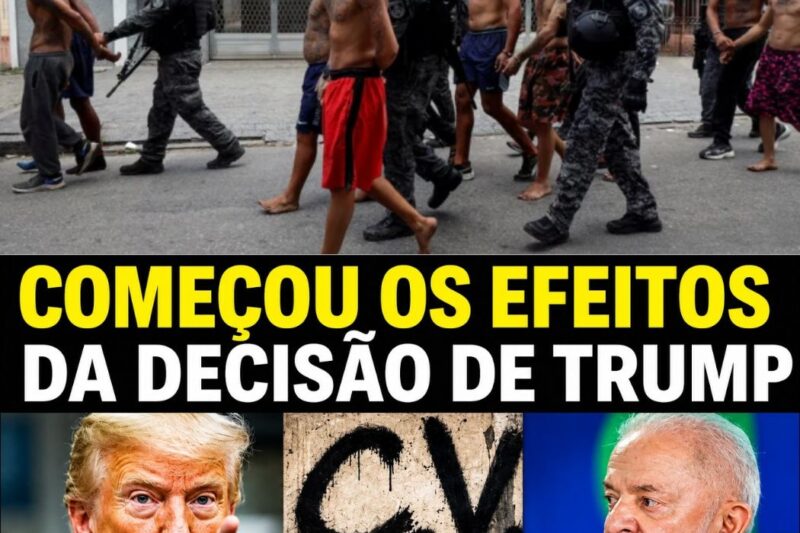 O Cerco Se Fecha: Os Efeitos Imediatos da Decisão de Trump e Rubio Contra o PCC e o Comando Vermelho e o Dilema do Governo Lula