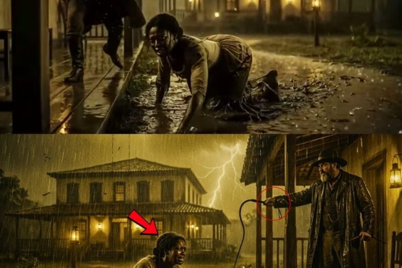 EXPULSOU A ESCRAVA GRÁVIDA NA CHUVA PARA MORRER! 10 ANOS DEPOIS ELA VOLTOU COMO DONA DA FAZENDA E…