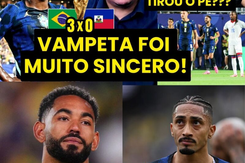 Análise Sincera: Vampeta Avalia o Desempenho da Seleção Brasileira na Vitória por 3 a 0 Contra o Haiti