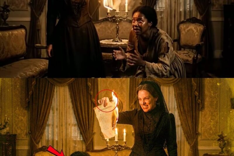 A VIÚVA QUEIMOU O TESTAMENTO RINDO DA ESCRAVA! ELA NÃO SABIA QUE O ADVOGADO TINHA A CÓPIA E…