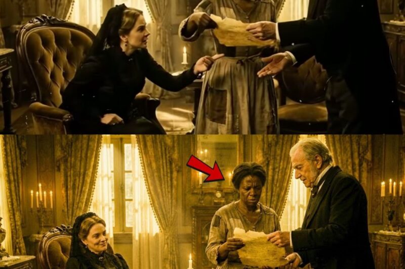 VIÚVA EXPULSOU A ESCRAVA DA CASA GRANDE! MAS ELA NÃO SABIA QUE O NOME NA ESCRITURA DA FAZENDA ERA…