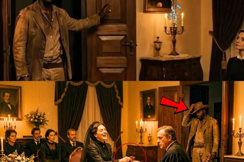 A VIÚVA SUBORNOU O JUIZ PARA TOMAR A HERANÇA! ELA RIU, MAS O FORASTEIRO NO FUNDO DO VELÓRIO ERA O…