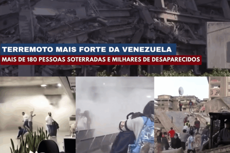 Tragédia apocalíptica na Venezuela: Terremoto devastador destrói cidades inteiras, deixa mais de 180 soterrados e milhares de desaparecidos sob as ruínas de concreto
