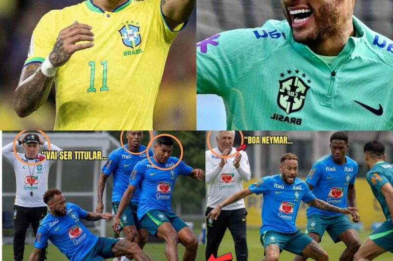 “Neymar Deu a Vida no Treino de Hoje!”: A Surpreendente Volta do Camisa 10 que Deixou Ancelotti e a Imprensa de Queixo Caído