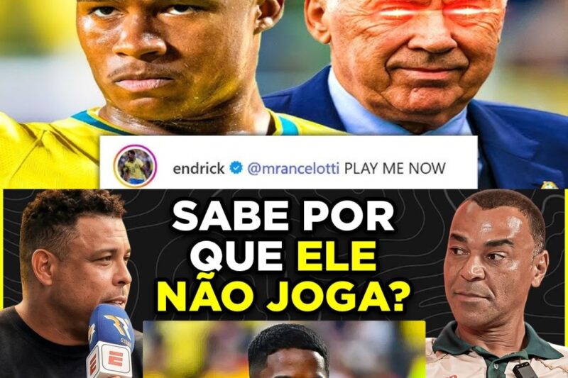 A Verdade Nua e Crua: Por Que Endrick Ainda É Banco na Seleção e o Plano de Ancelotti