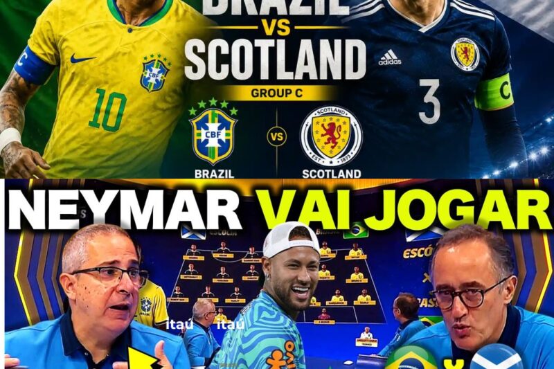 Escócia x Brasil: A Seleção Está Pronta, o Mistério de Ancelotti e a Sombra de Neymar na Copa do Mundo