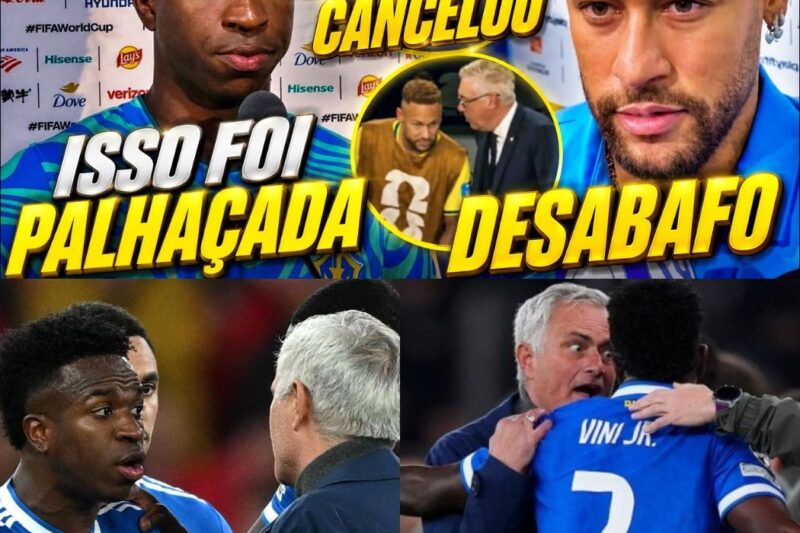 Imbróglio no Real Madrid: Imprensa espanhola crava estagnação na renovação de Vini Jr. em meio a suposto atrito com Mourinho